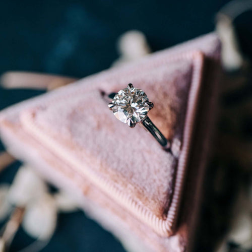 Lab Grown Round Diamond Solitaire Engagement Ring Our latest addition is the Lab Grown Round Diamond Solitaire Engagement Ring. This exquisite ring is the perfect symbol of love and commitment, making it the ideal choice for your special someone.At the he