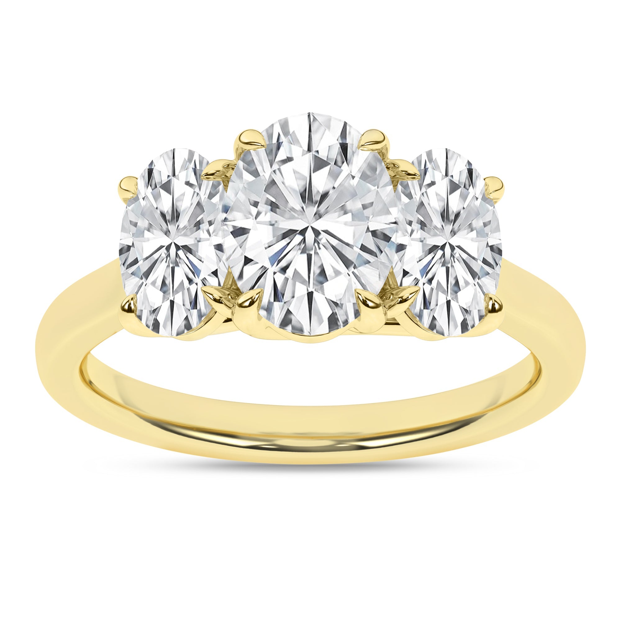 3 - Stone Ring (Oval) - Oz's Jewelers by The Hickory Jewelry Company