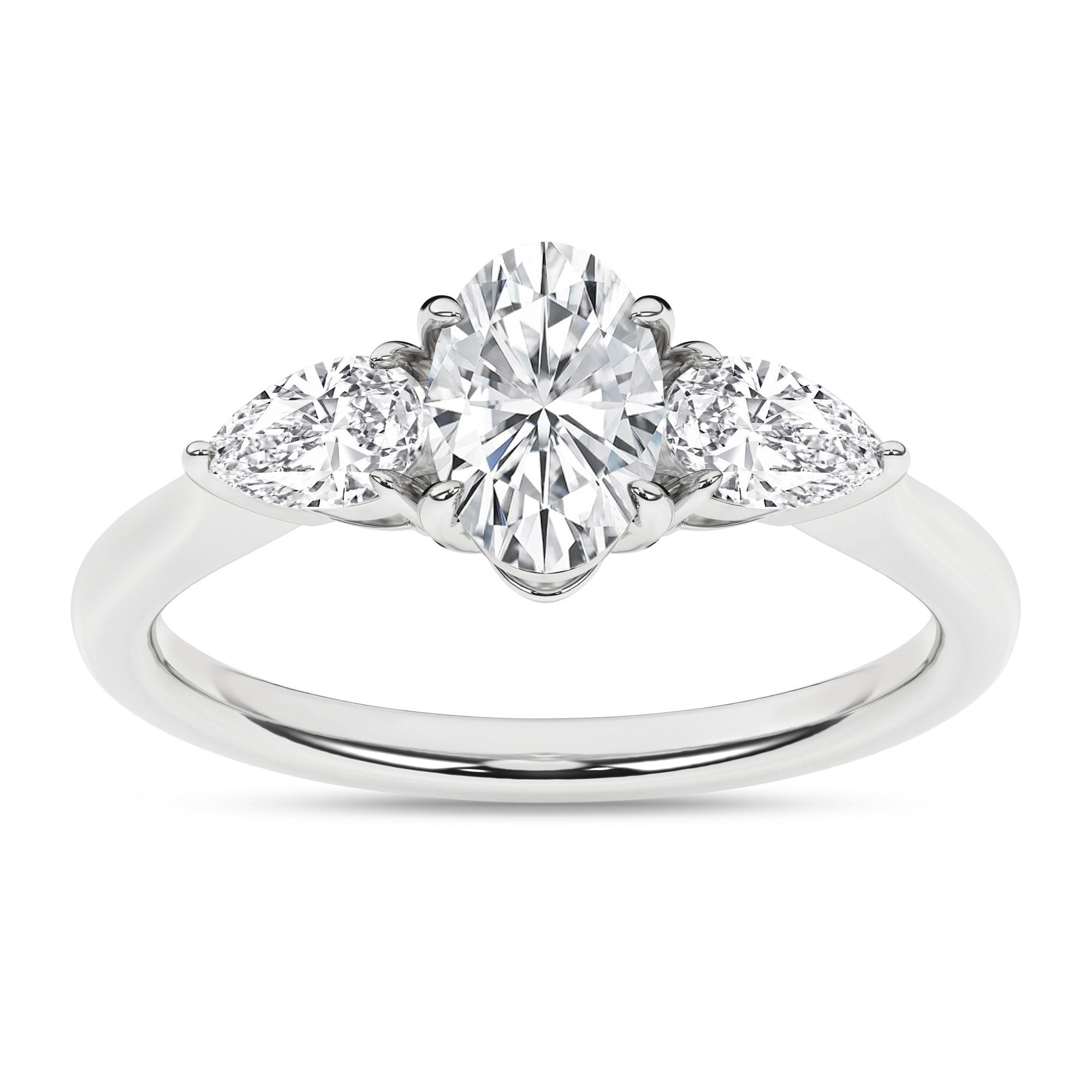 3 - Stone Ring (Oval+Pear) - Oz's Jewelers by The Hickory Jewelry Company