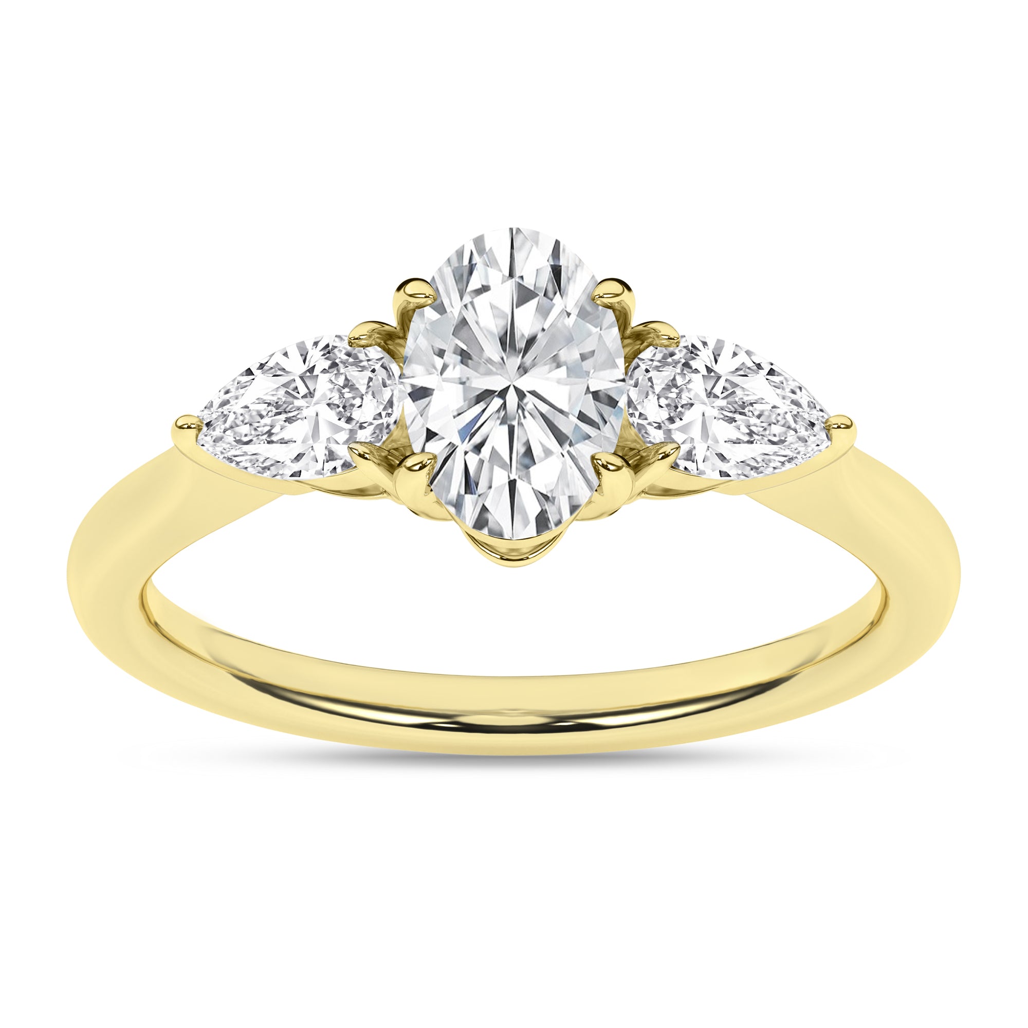 3 - Stone Ring (Oval+Pear) - Oz's Jewelers by The Hickory Jewelry Company