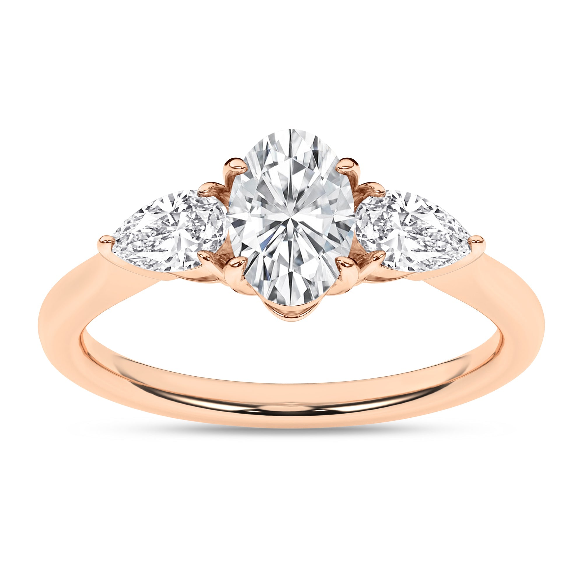 3 - Stone Ring (Oval+Pear) - Oz's Jewelers by The Hickory Jewelry Company