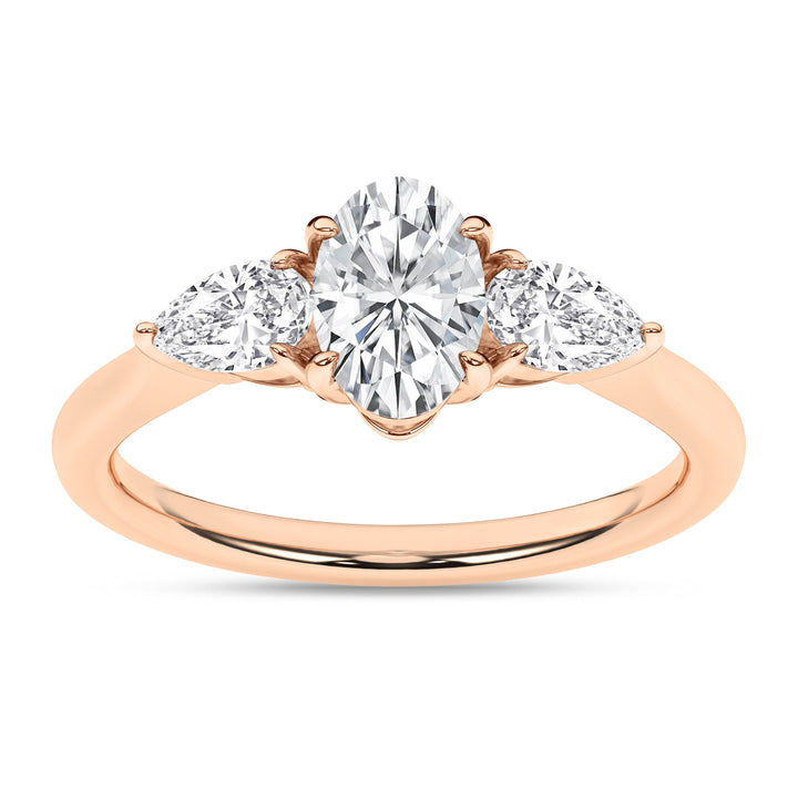 3 - Stone Ring (Oval+Pear) - Oz's Jewelers by The Hickory Jewelry Company