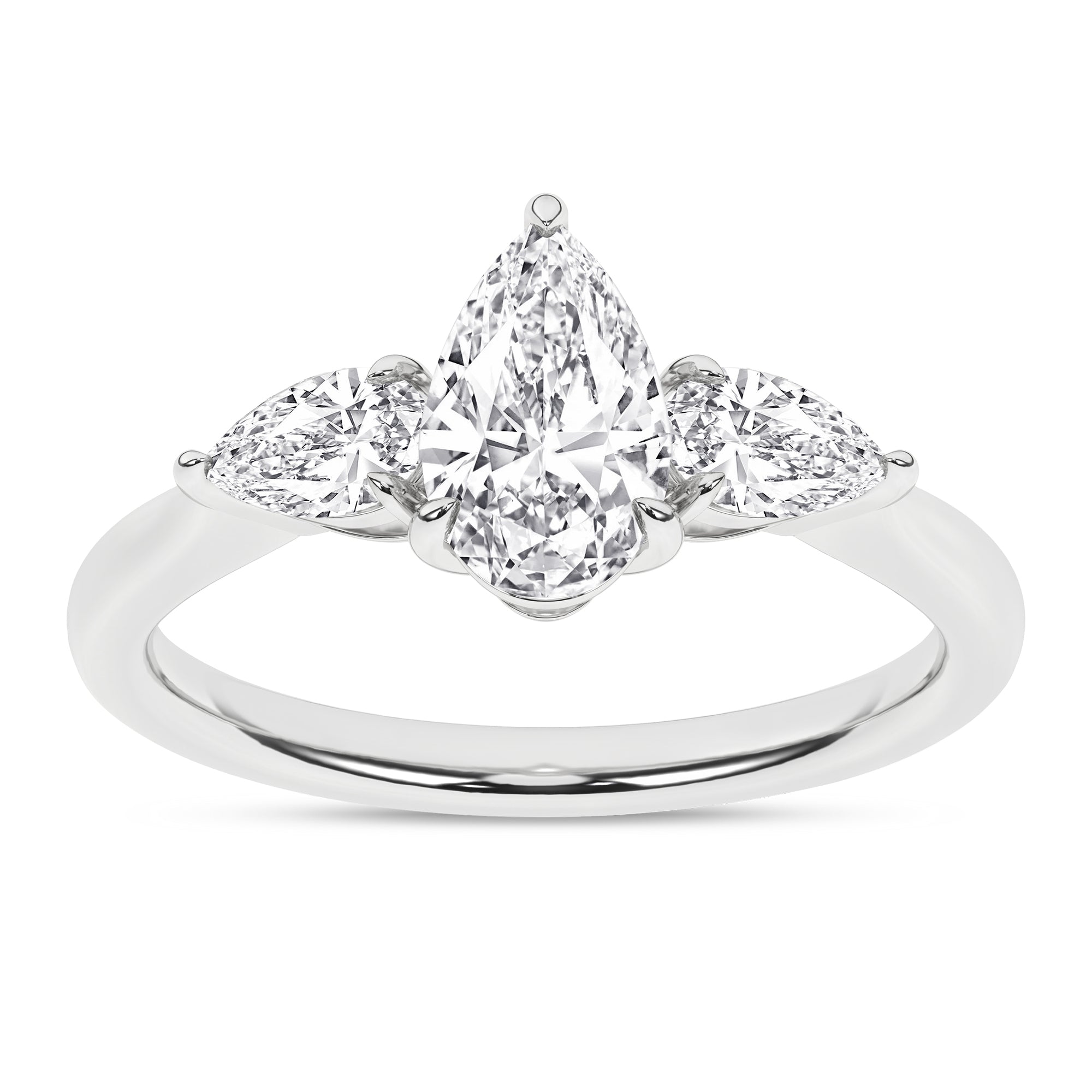 3 - Stone Ring (Pear) - Oz's Jewelers by The Hickory Jewelry Company