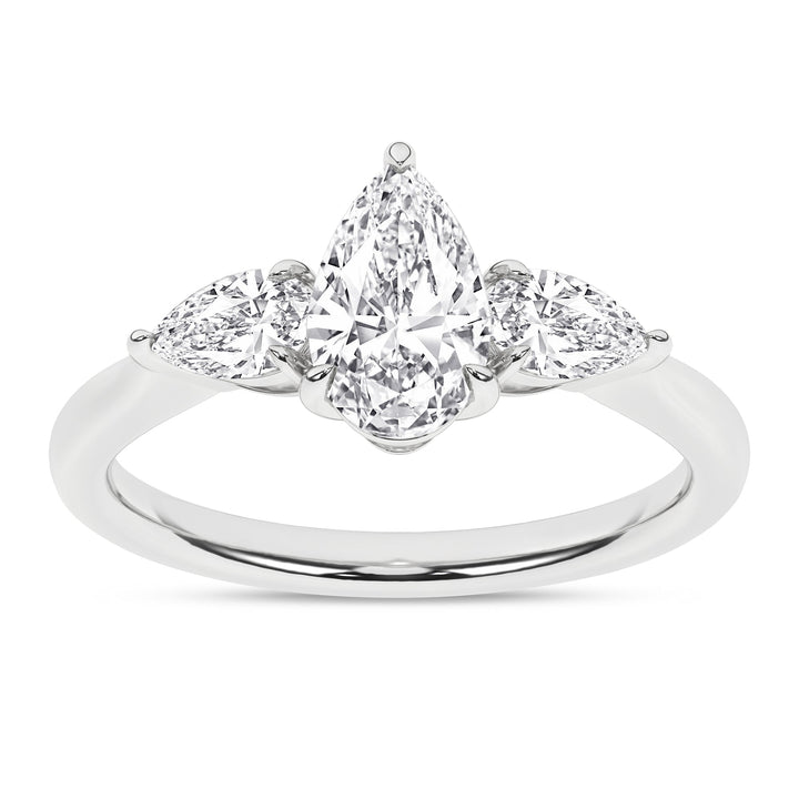 3 - Stone Ring (Pear) - Oz's Jewelers by The Hickory Jewelry Company