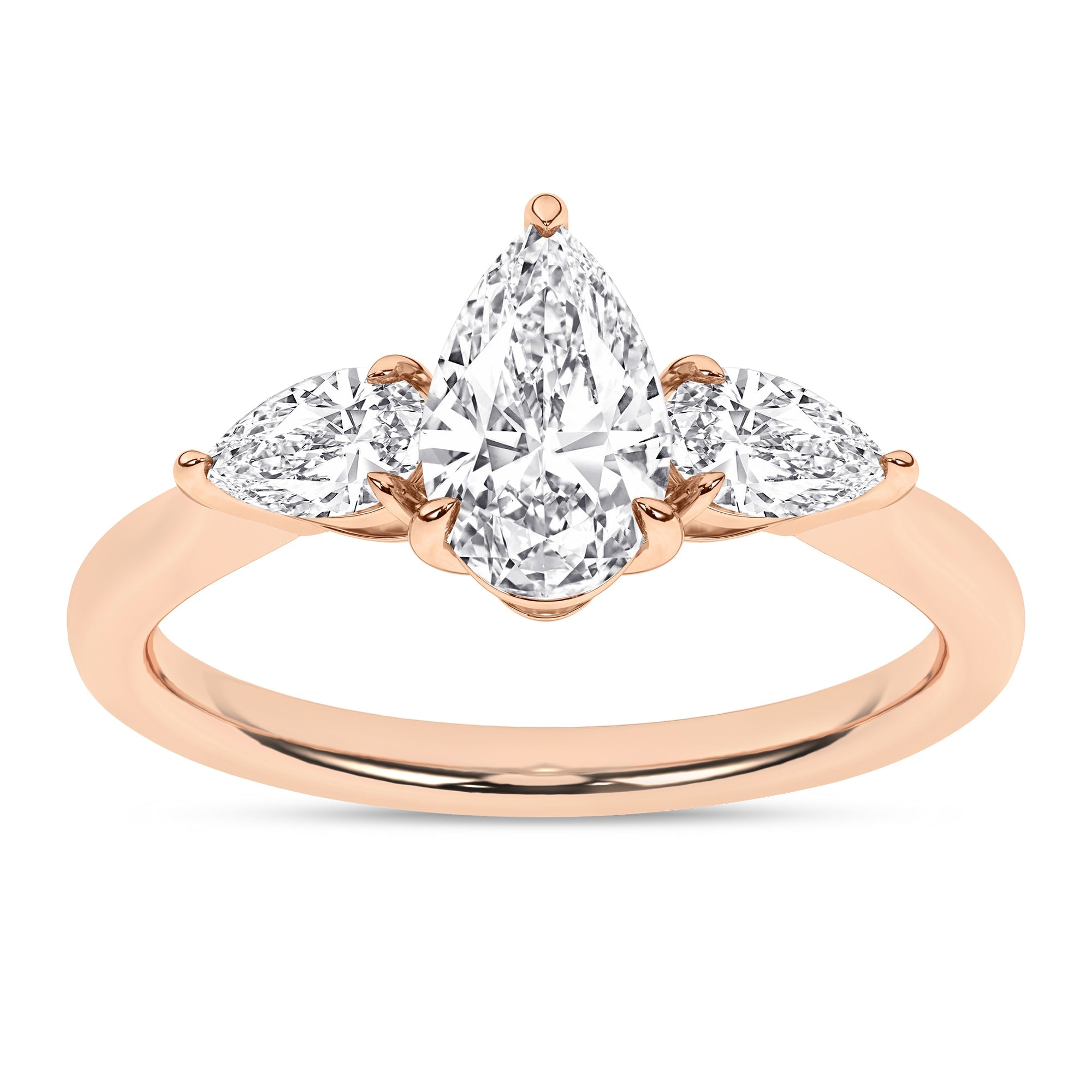 3 - Stone Ring (Pear) - Oz's Jewelers by The Hickory Jewelry Company