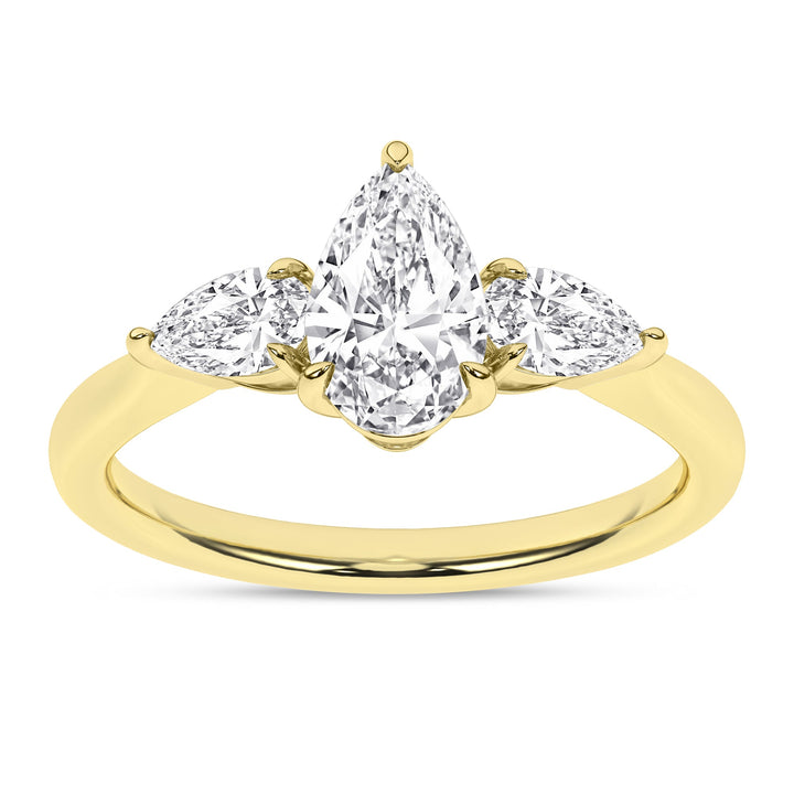 3 - Stone Ring (Pear) - Oz's Jewelers by The Hickory Jewelry Company