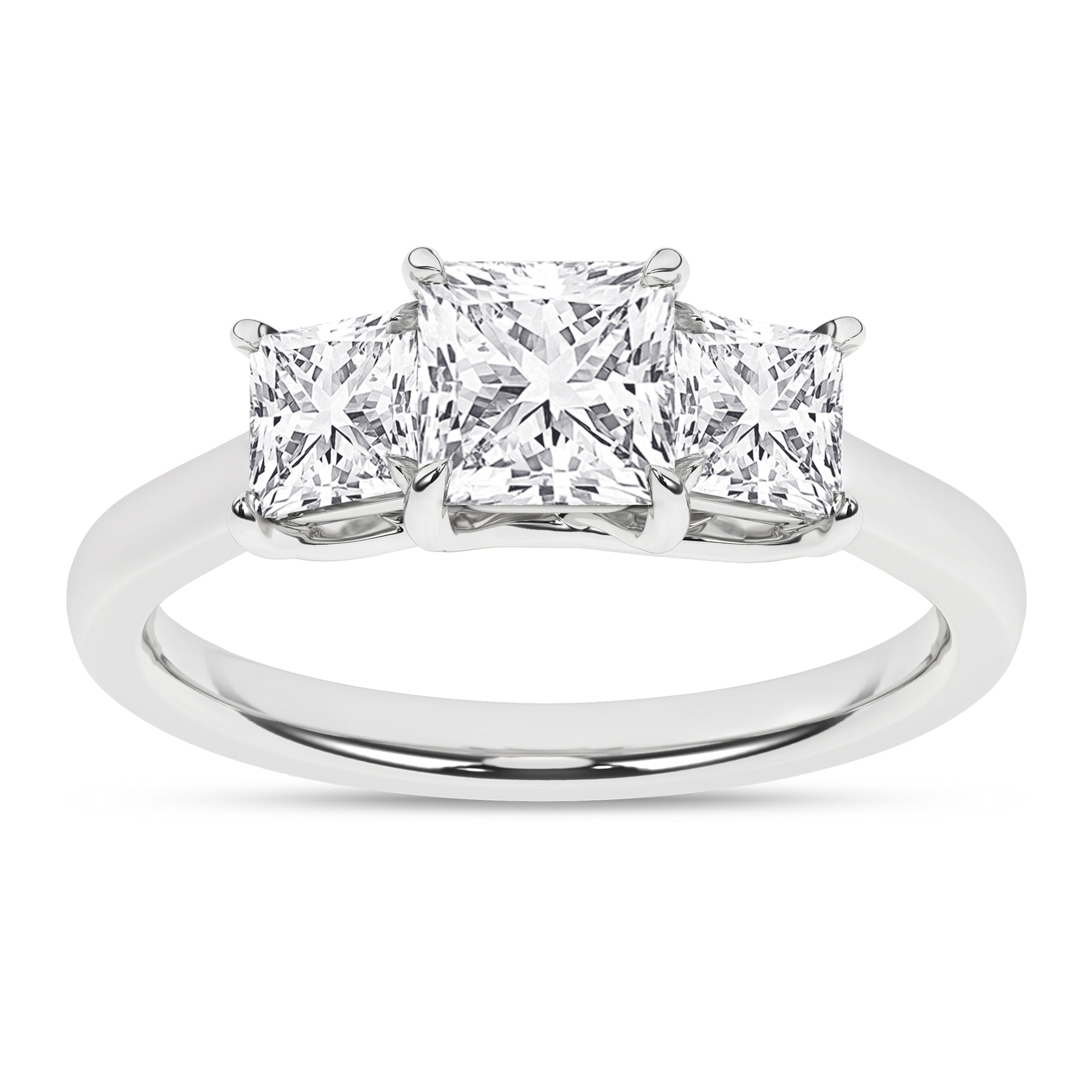 3 - Stone Ring (Princess) - Oz's Jewelers by The Hickory Jewelry Company