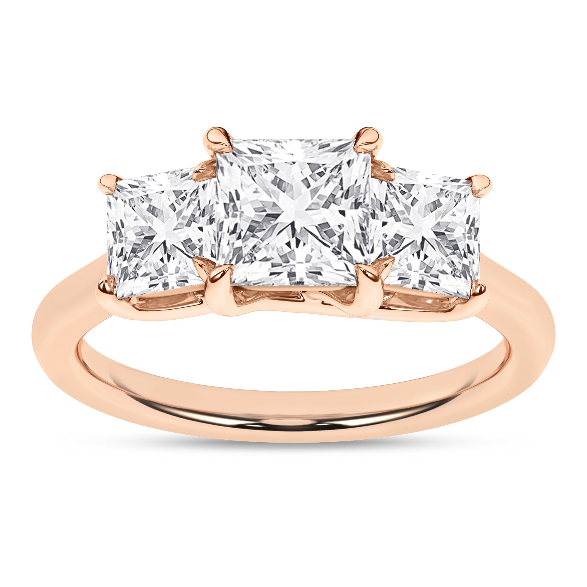 3 - Stone Ring (Princess) - Oz's Jewelers by The Hickory Jewelry Company