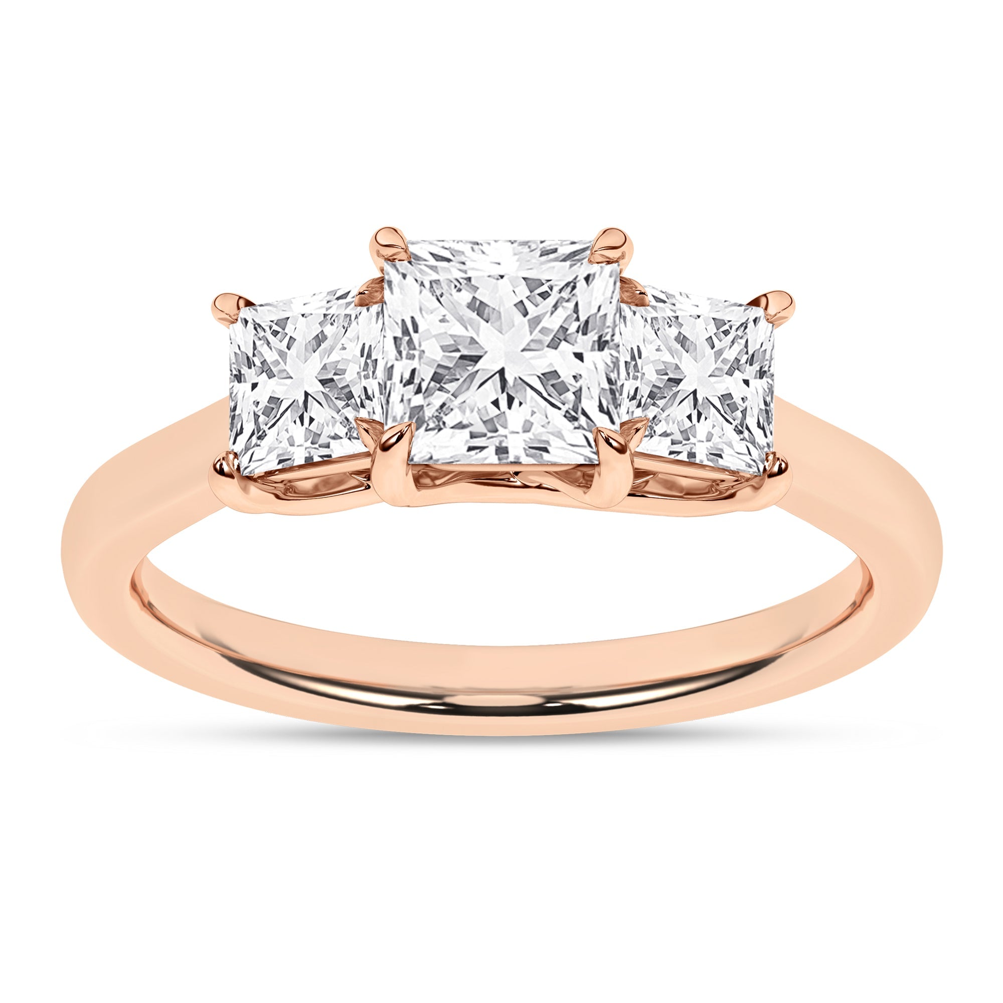 3 - Stone Ring (Princess) - Oz's Jewelers by The Hickory Jewelry Company