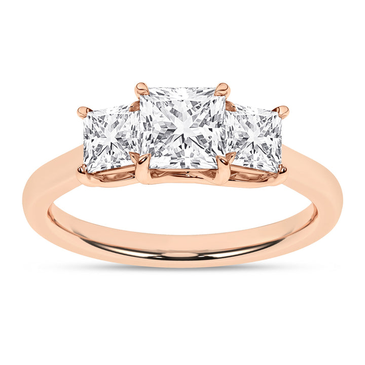 3 - Stone Ring (Princess) - Oz's Jewelers by The Hickory Jewelry Company