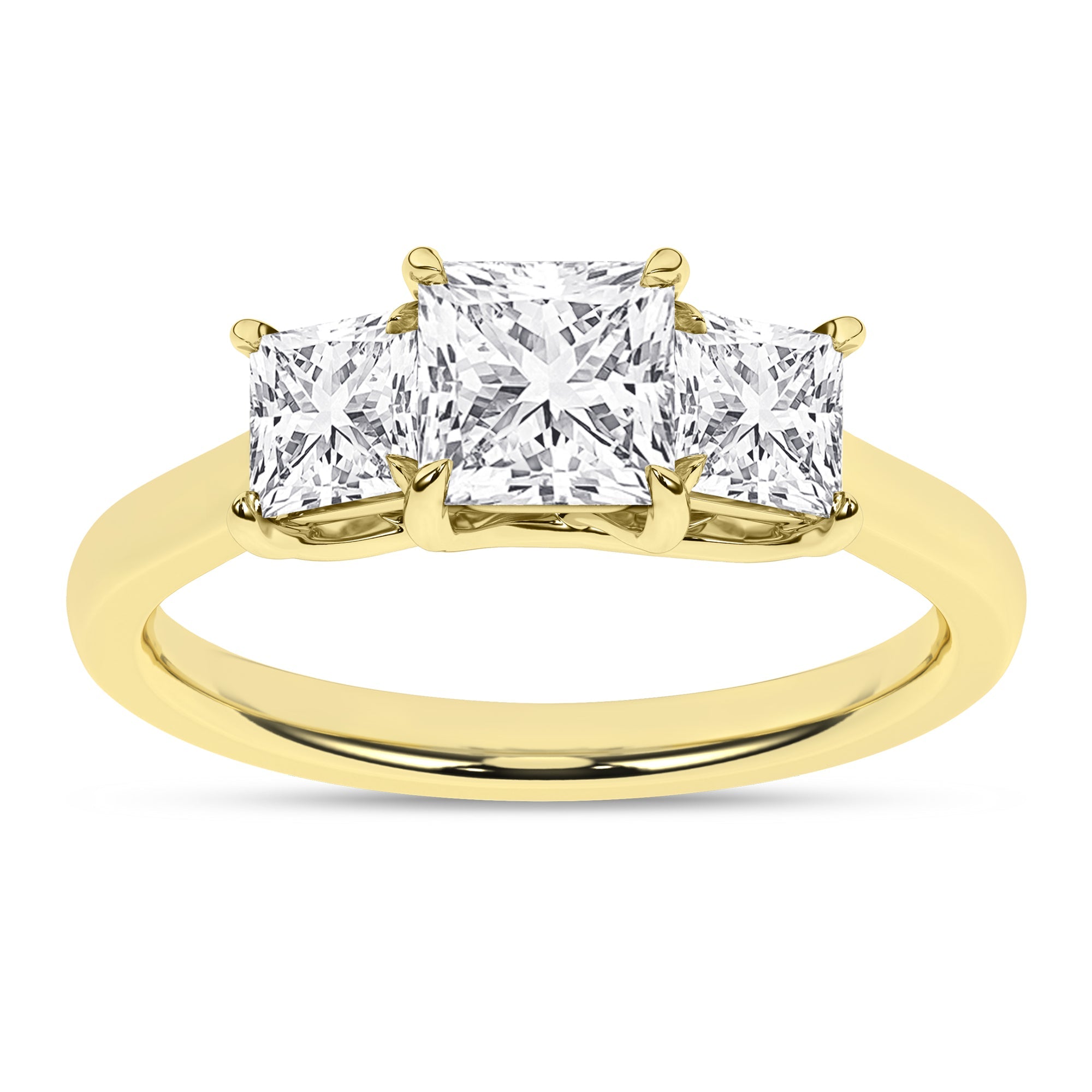 3 - Stone Ring (Princess) - Oz's Jewelers by The Hickory Jewelry Company