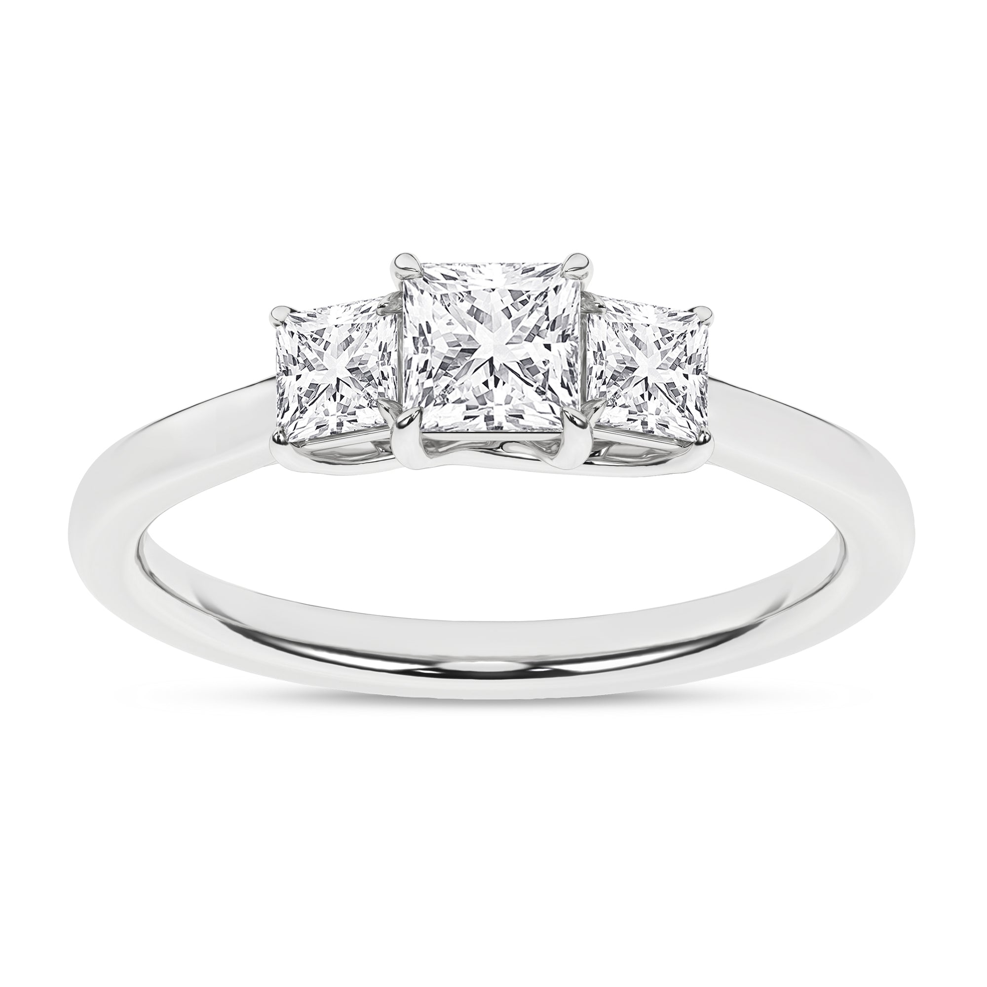 3 - Stone Ring (Princess) - Oz's Jewelers by The Hickory Jewelry Company