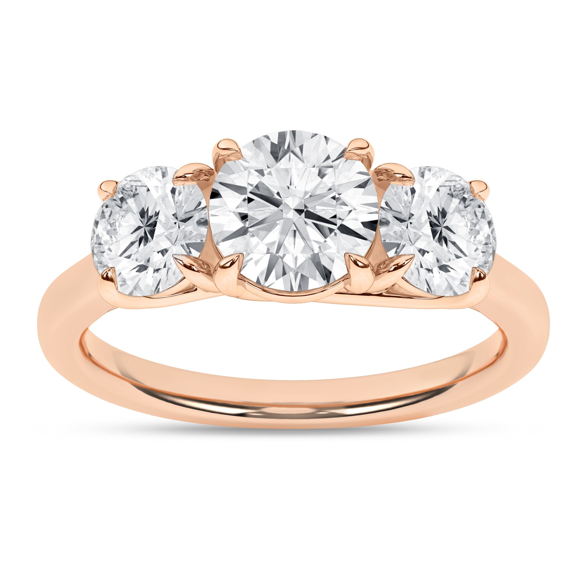 3 - Stone Ring (Round) - Oz's Jewelers by The Hickory Jewelry Company