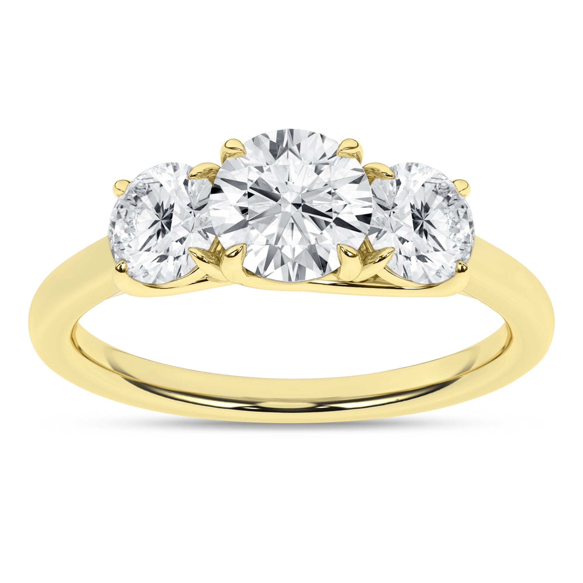 3 - Stone Ring (Round) - Oz's Jewelers by The Hickory Jewelry Company