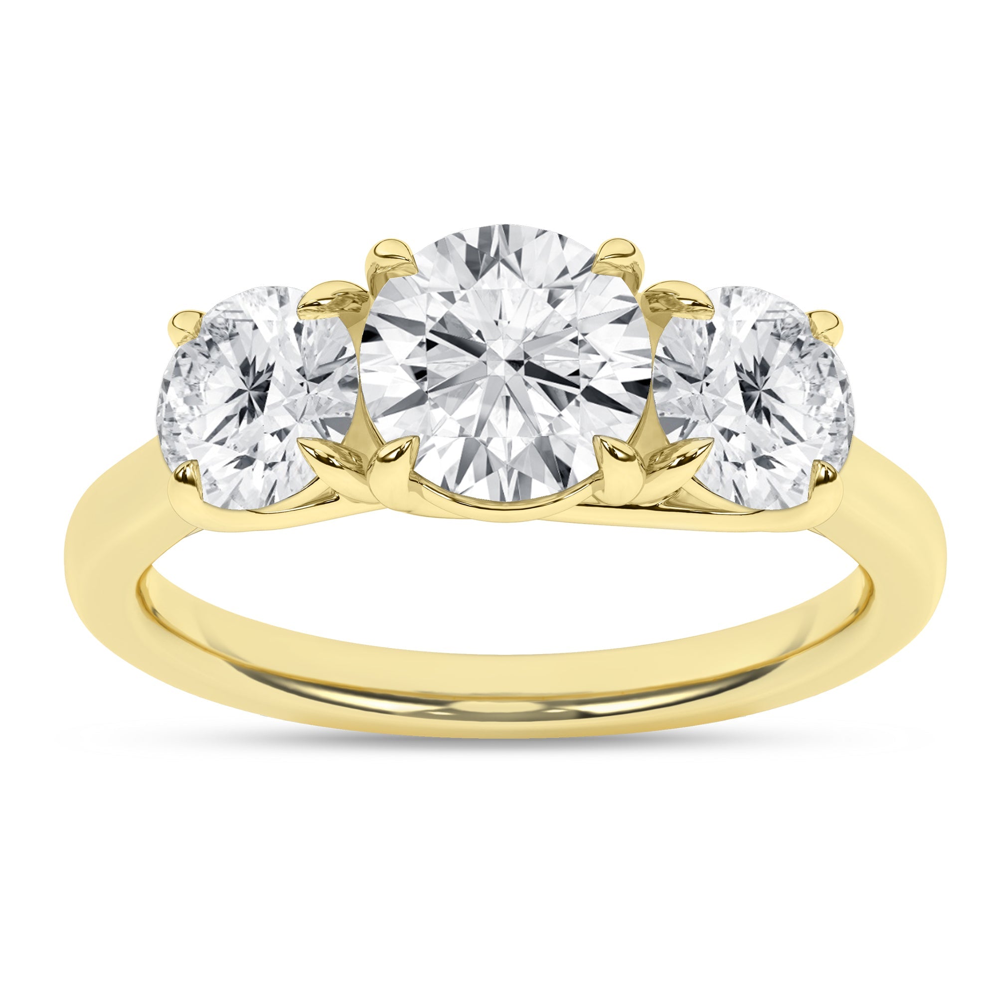 3 - Stone Ring (Round) - Oz's Jewelers by The Hickory Jewelry Company