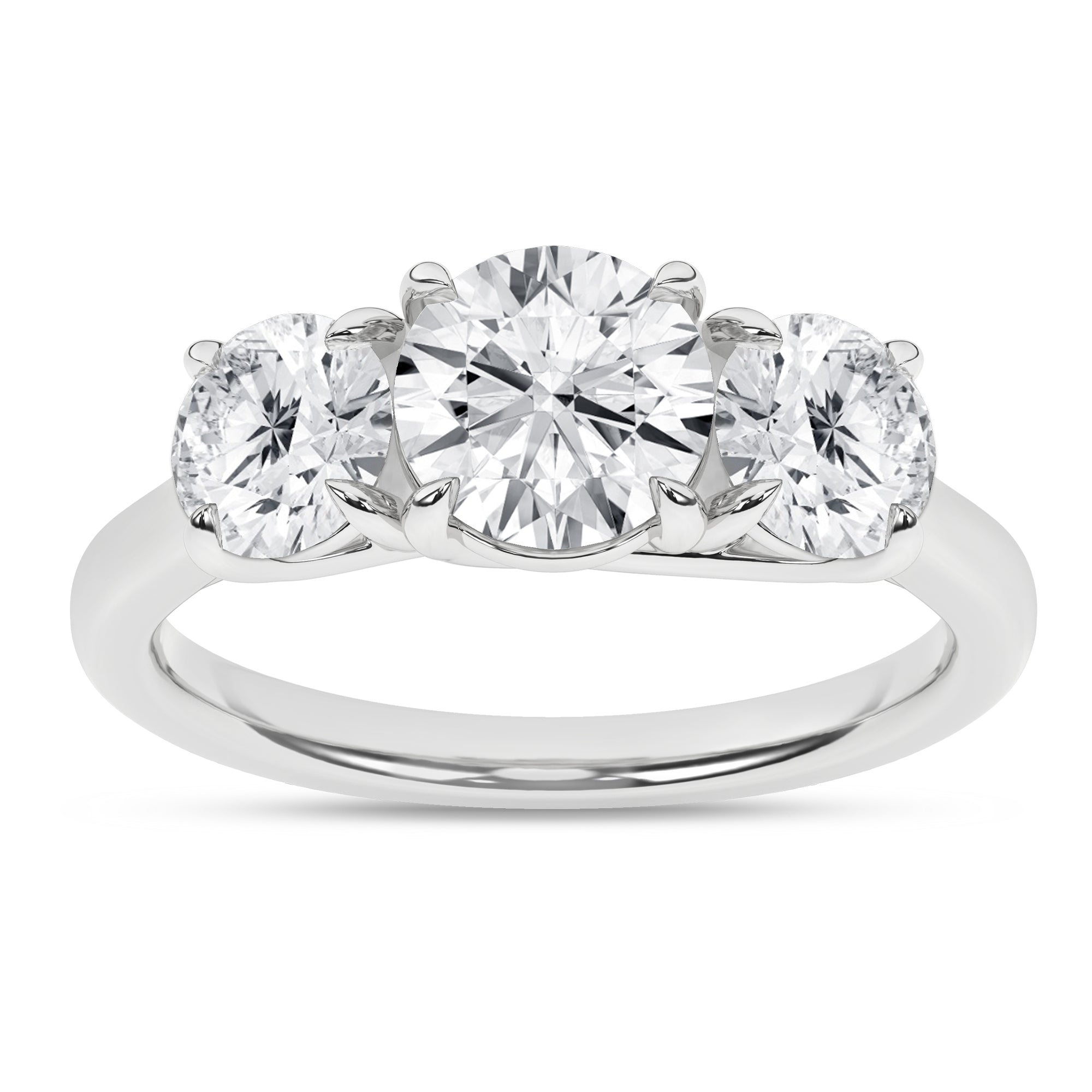 3 - Stone Ring (Round) - Oz's Jewelers by The Hickory Jewelry Company