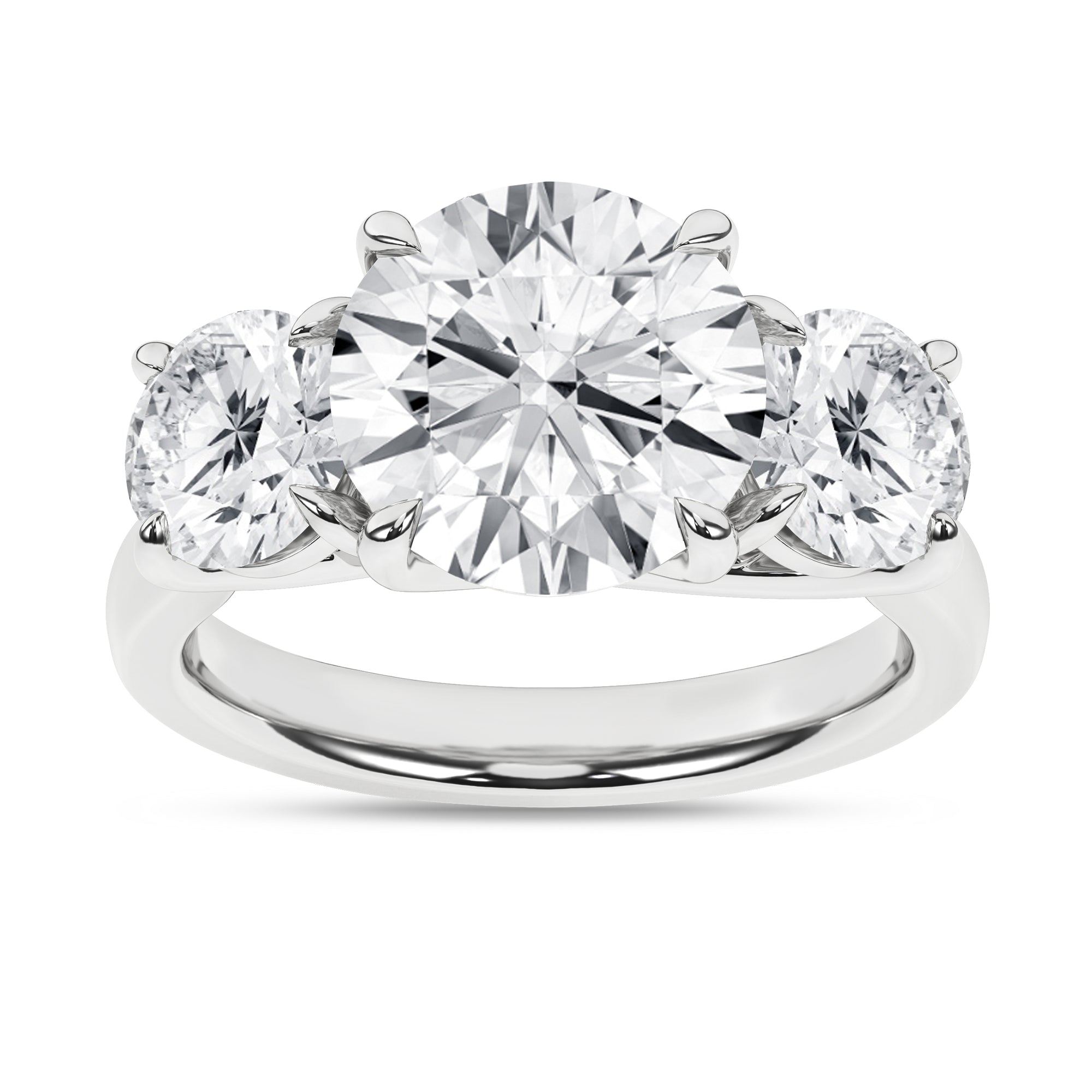 3 - Stone Ring (Round) - Oz's Jewelers by The Hickory Jewelry Company