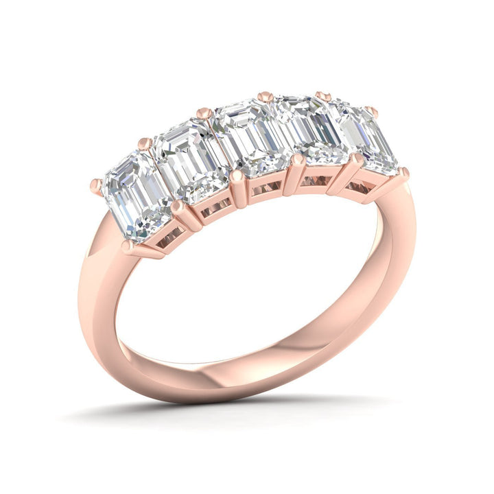 5 - Stone Band (Emerald) - Oz's Jewelers by The Hickory Jewelry Company