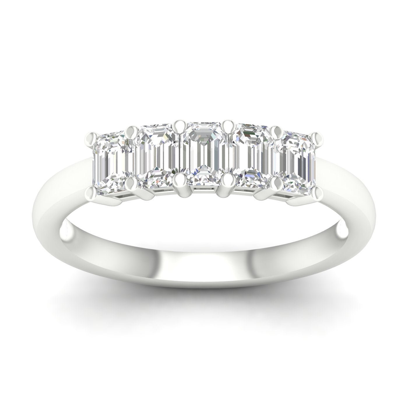 5 - Stone Band (Emerald) - Oz's Jewelers by The Hickory Jewelry Company