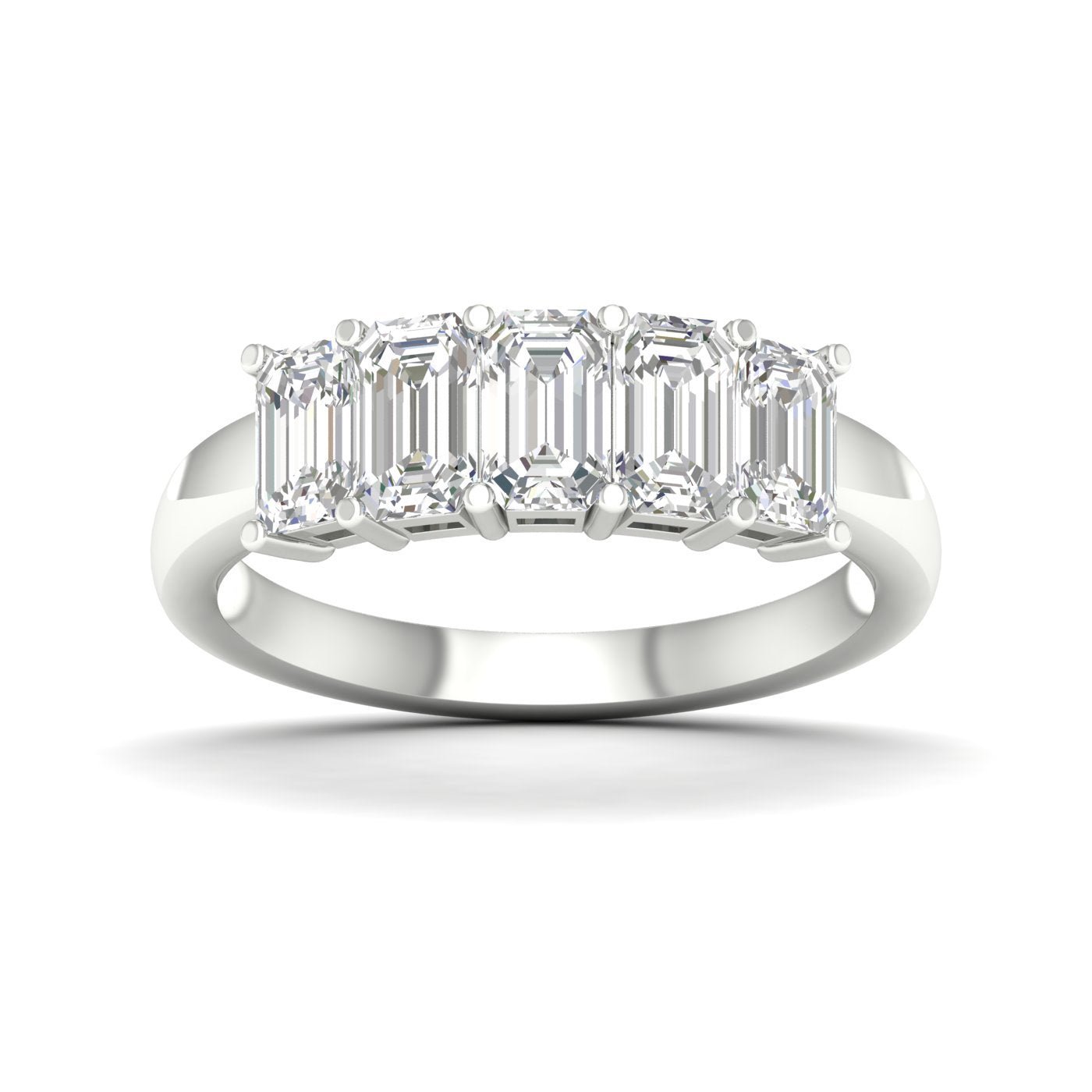 5 - Stone Band (Emerald) - Oz's Jewelers by The Hickory Jewelry Company