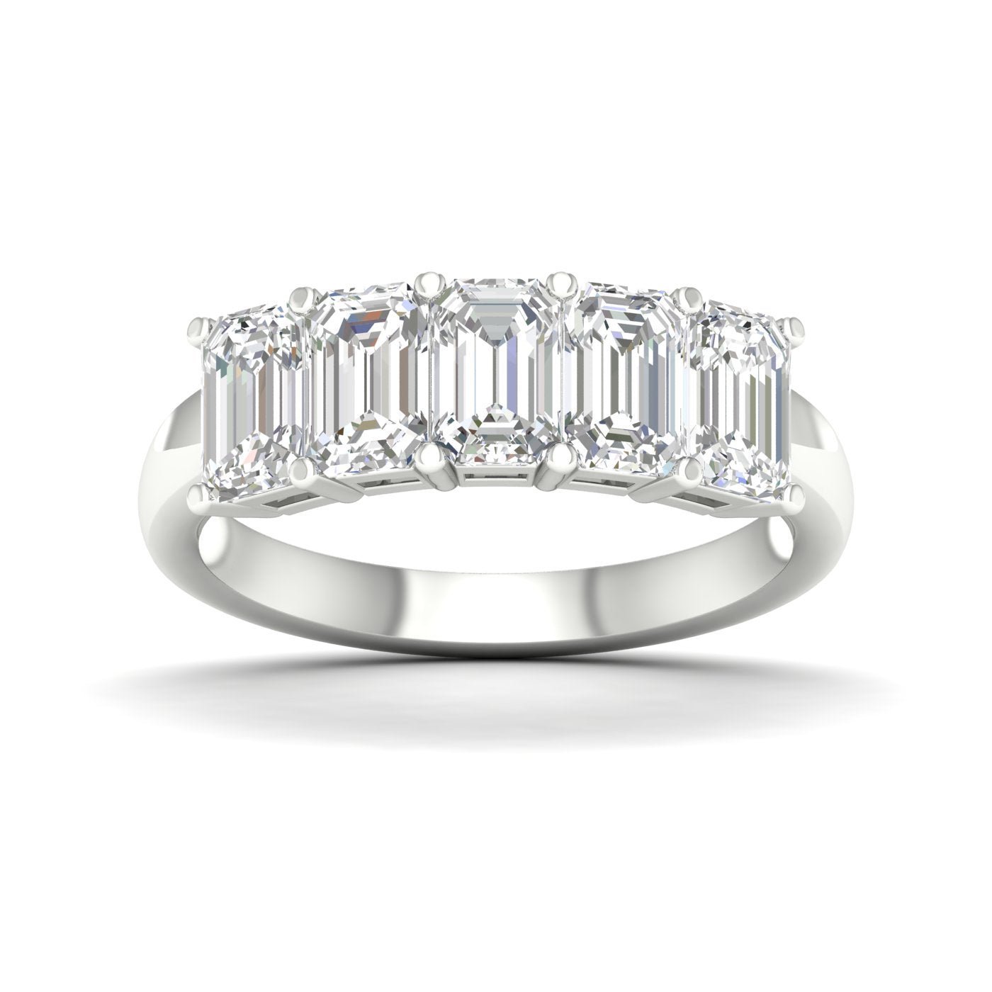 5 - Stone Band (Emerald) - Oz's Jewelers by The Hickory Jewelry Company