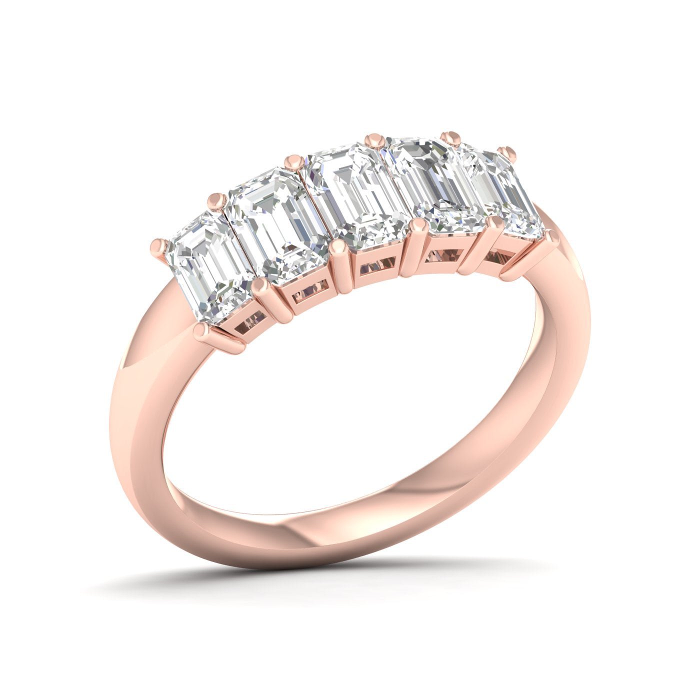 5 - Stone Band (Emerald) - Oz's Jewelers by The Hickory Jewelry Company