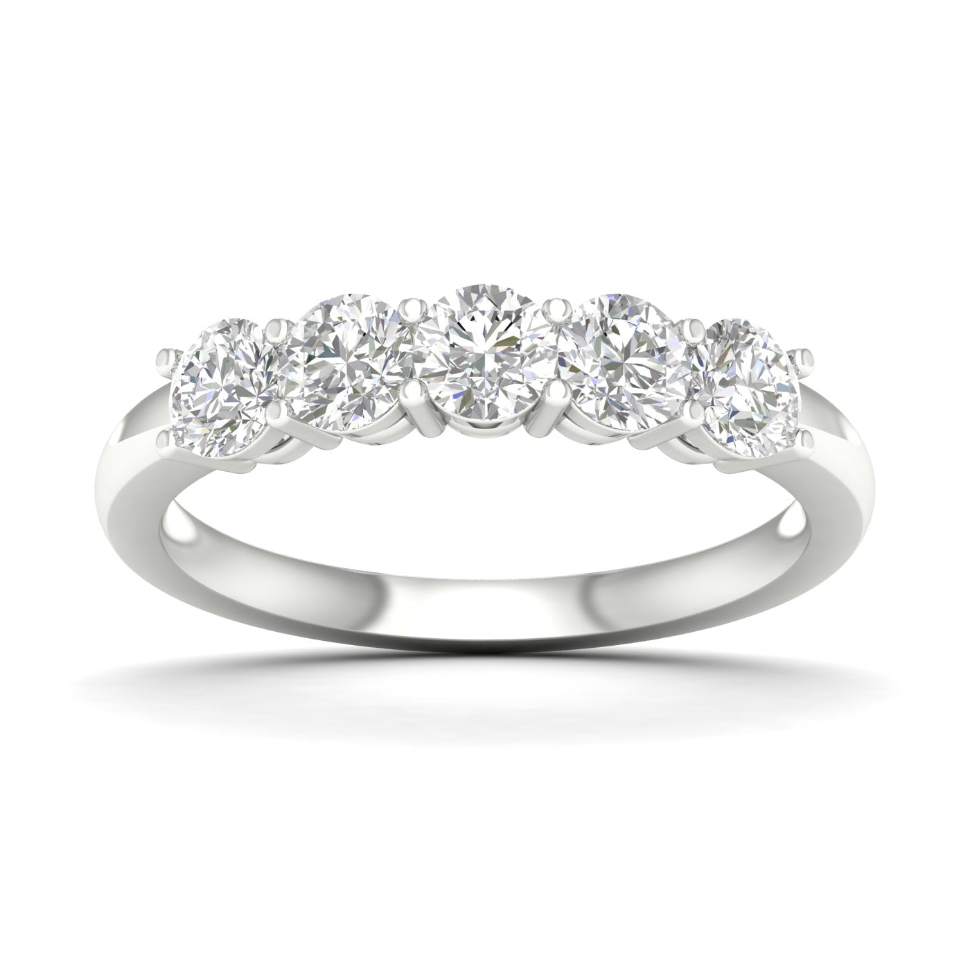 5 - Stone Band (Round) - Oz's Jewelers by The Hickory Jewelry Company