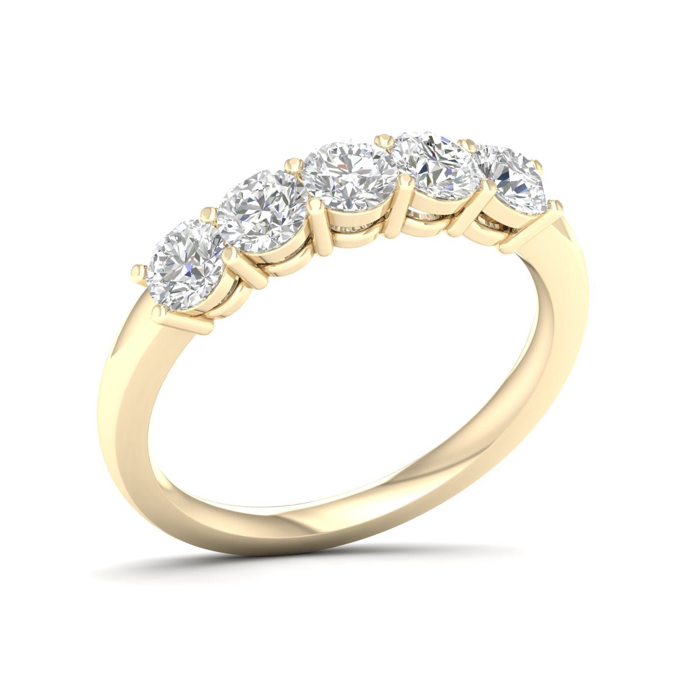 5 - Stone Band (Round) - Oz's Jewelers by The Hickory Jewelry Company