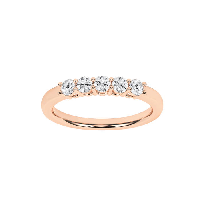 5 - Stone Band (Round) - Oz's Jewelers by The Hickory Jewelry Company