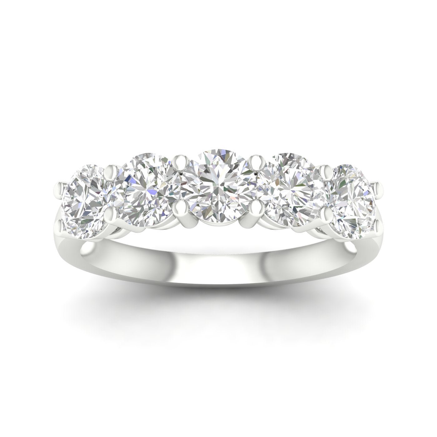 5 - Stone Band (Round) - Oz's Jewelers by The Hickory Jewelry Company