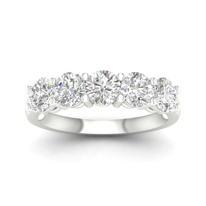 5 - Stone Band (Round) - Oz's Jewelers by The Hickory Jewelry Company