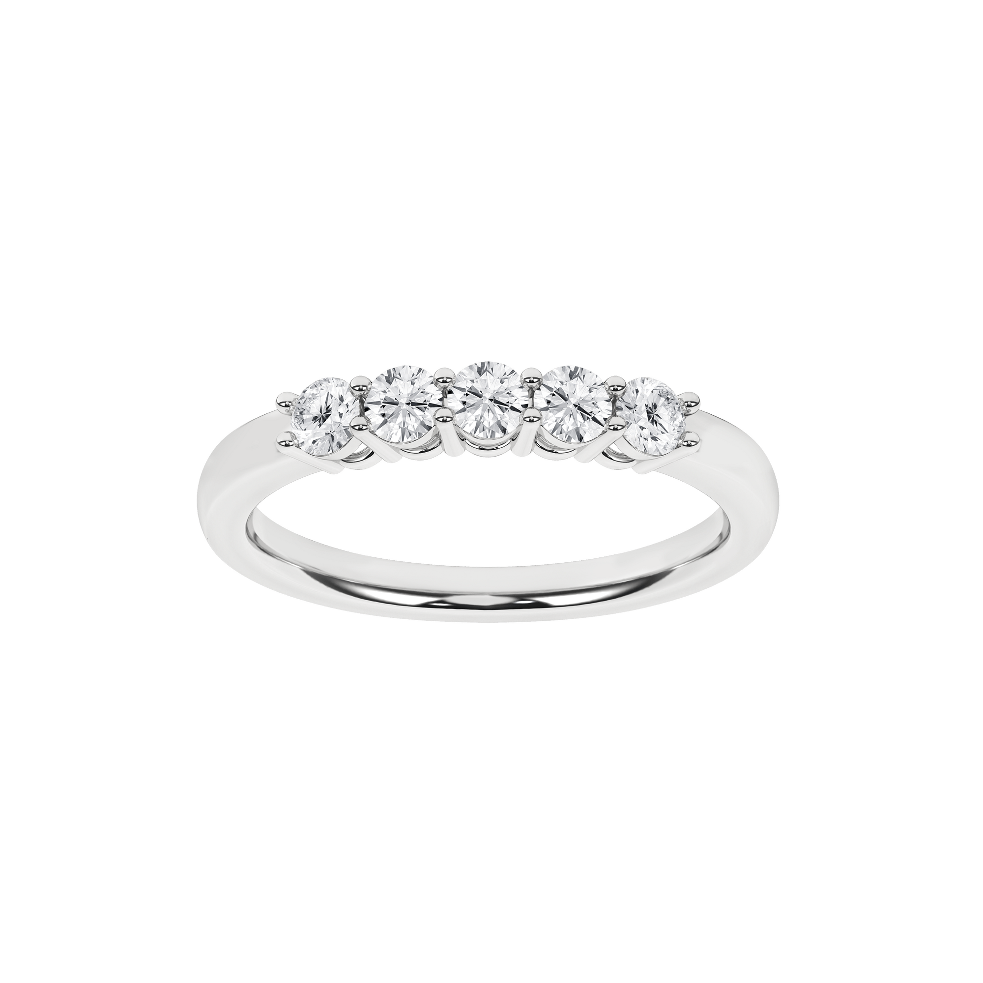 5 - Stone Band (Round) - Oz's Jewelers by The Hickory Jewelry Company