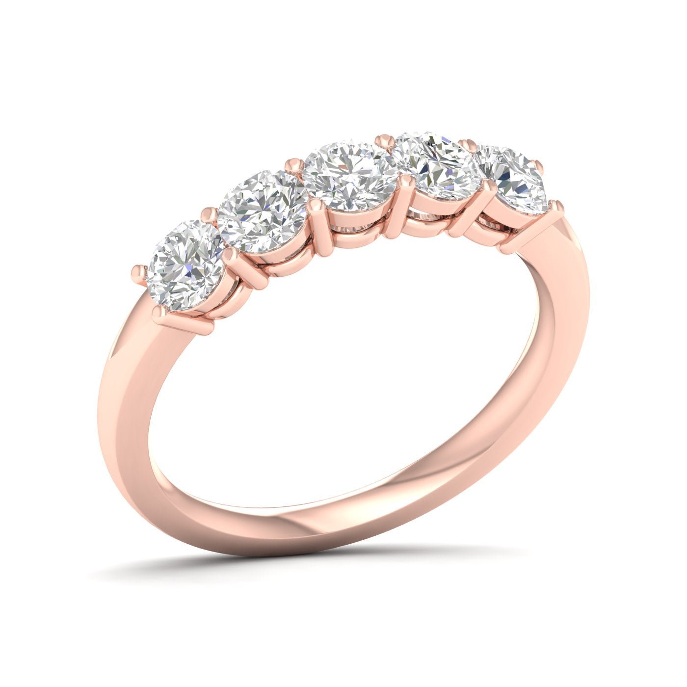 5 - Stone Band (Round) - Oz's Jewelers by The Hickory Jewelry Company