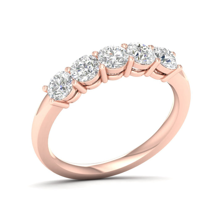 5 - Stone Band (Round) - Oz's Jewelers by The Hickory Jewelry Company