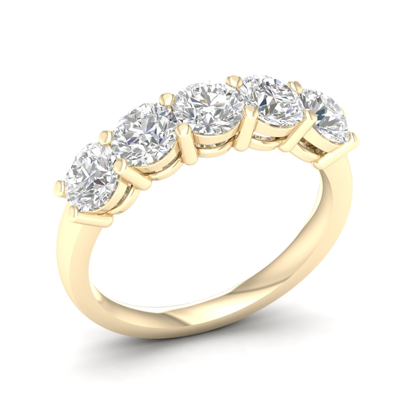 5 - Stone Band (Round) - Oz's Jewelers by The Hickory Jewelry Company