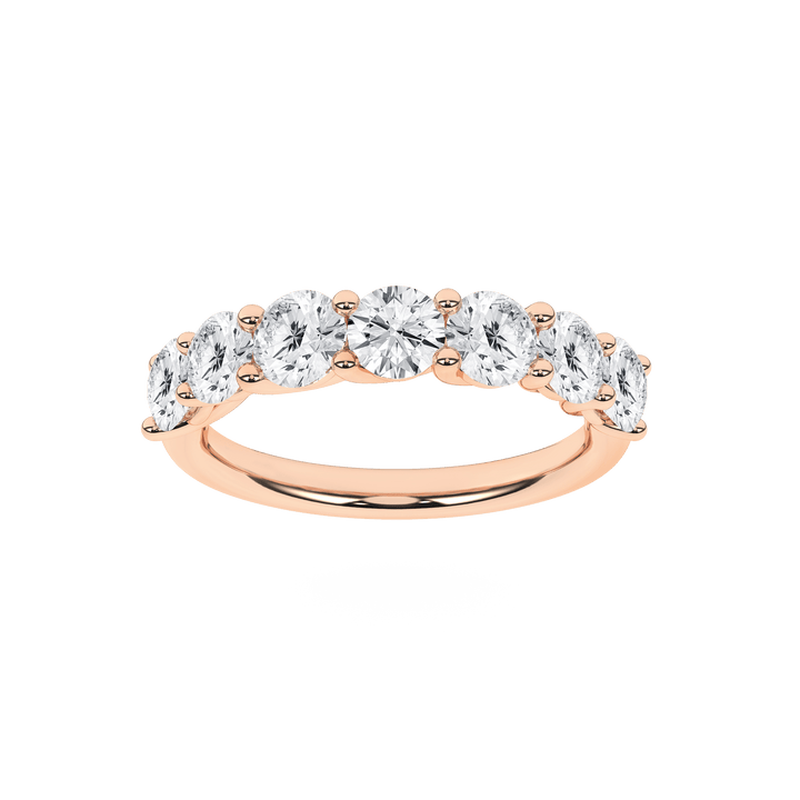 7 - Stone Anniversary Band (Round) - Oz's Jewelers by The Hickory Jewelry Company