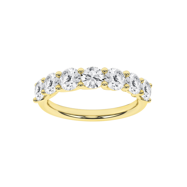 7 - Stone Anniversary Band (Round) - Oz's Jewelers by The Hickory Jewelry Company