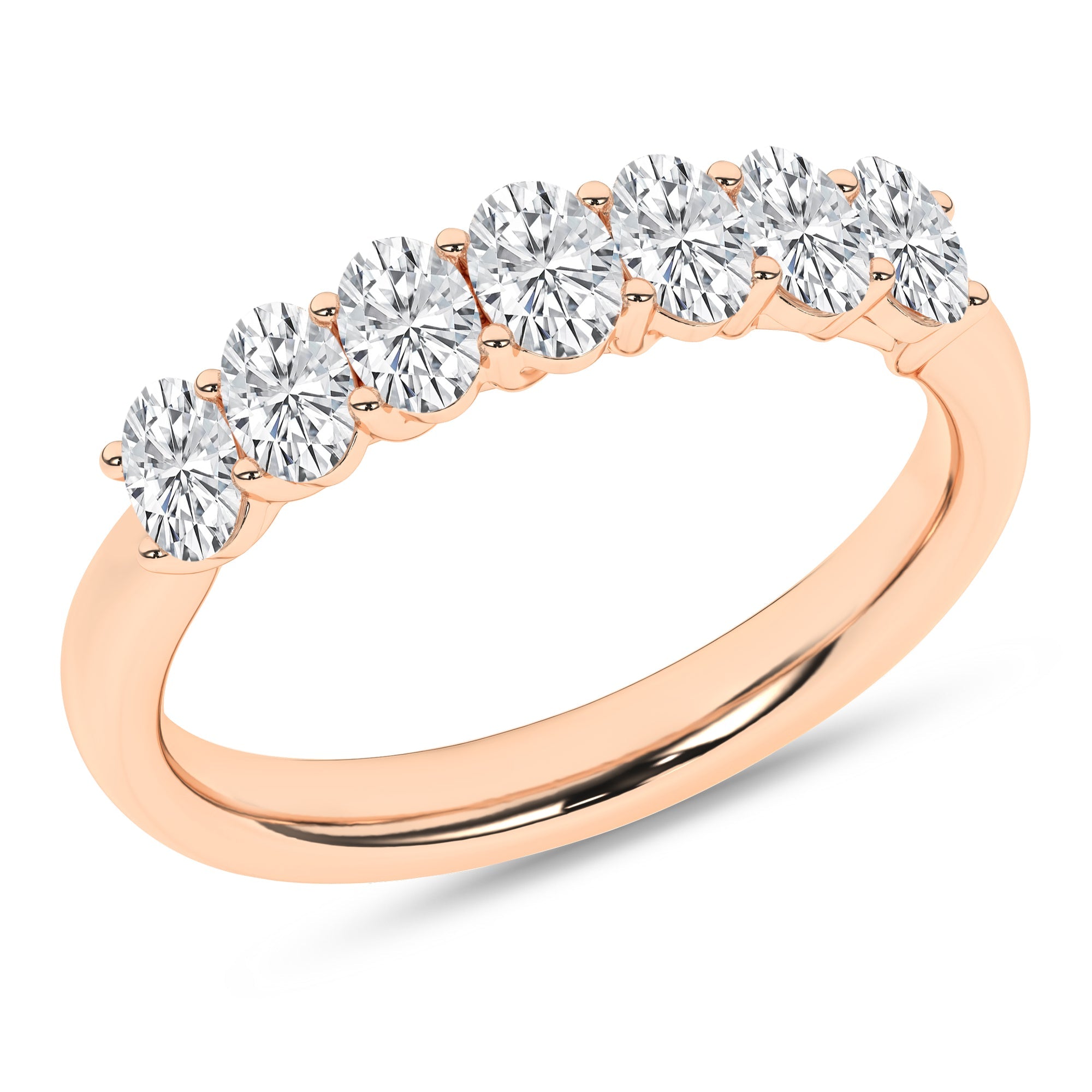 7 - Stone Band (Oval) - Oz's Jewelers by The Hickory Jewelry Company