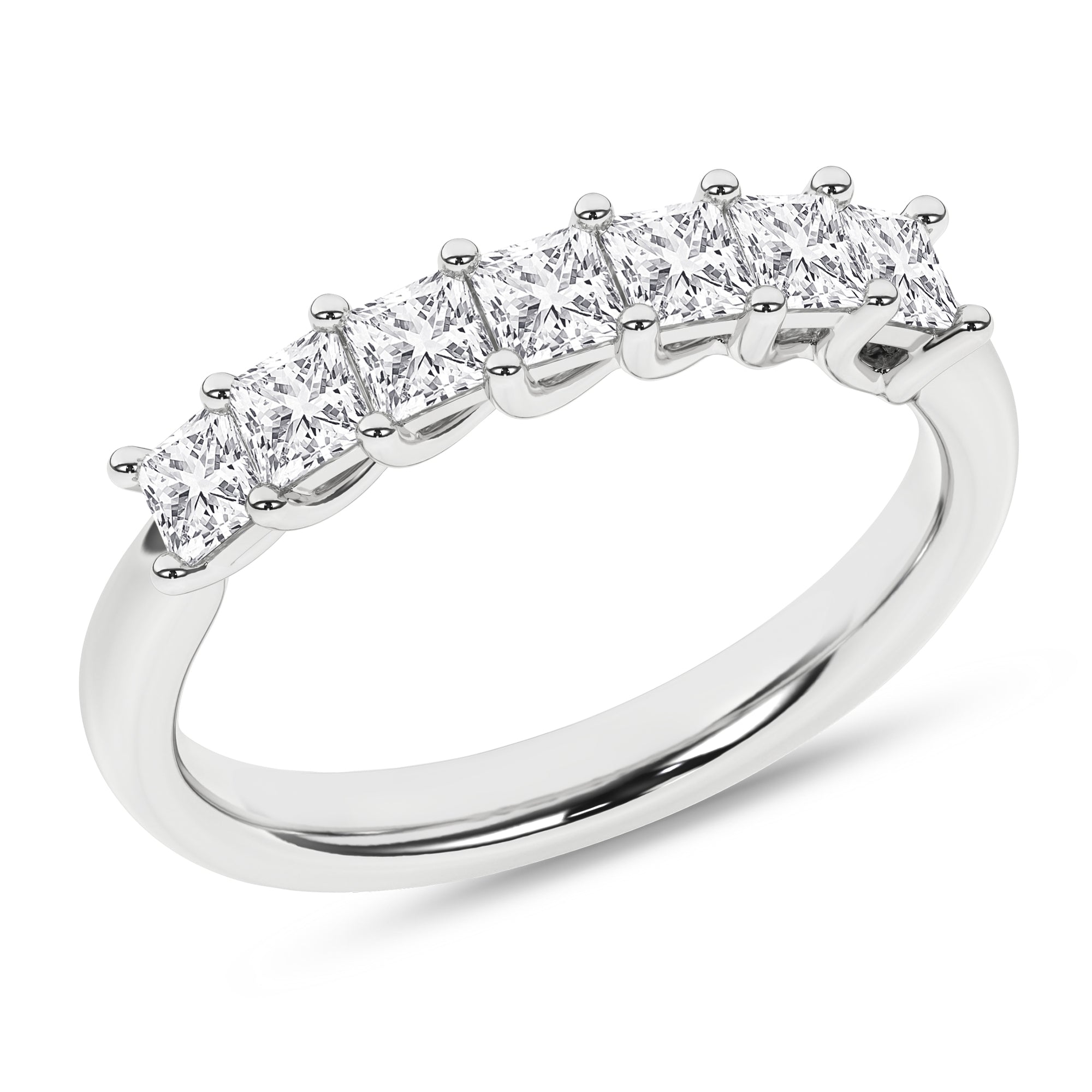 7 - Stone Band (Princess) - Oz's Jewelers by The Hickory Jewelry Company