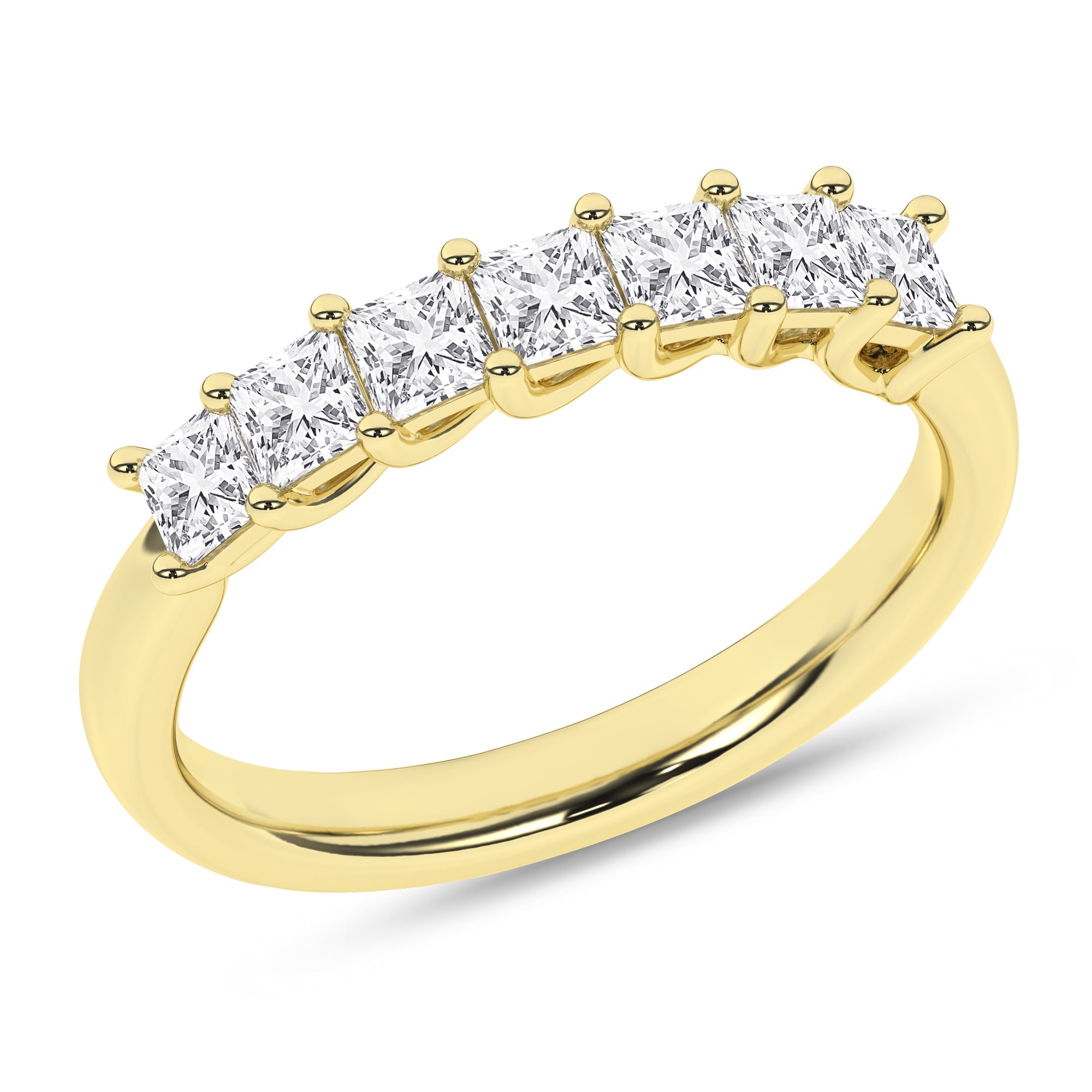 7 - Stone Band (Princess) - Oz's Jewelers by The Hickory Jewelry Company