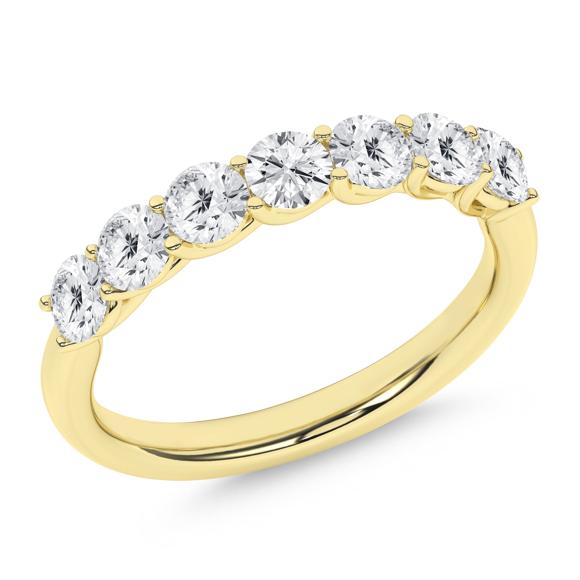 7 - Stone Band (Round) - Oz's Jewelers by The Hickory Jewelry Company