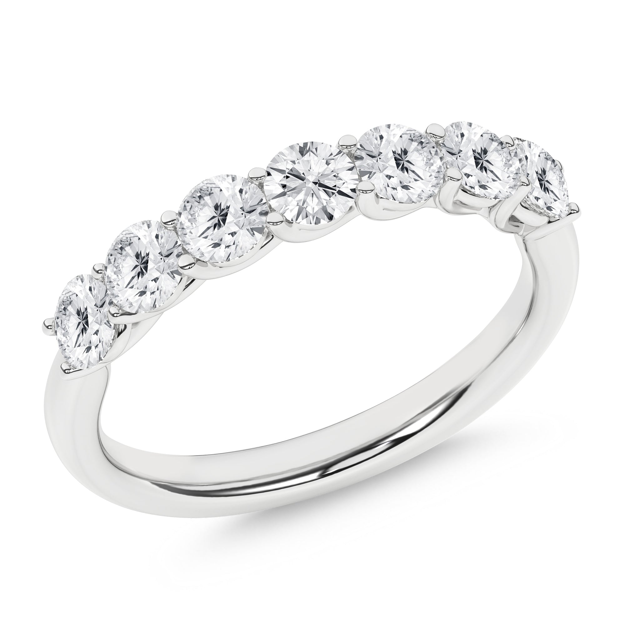 7 - Stone Band (Round) - Oz's Jewelers by The Hickory Jewelry Company