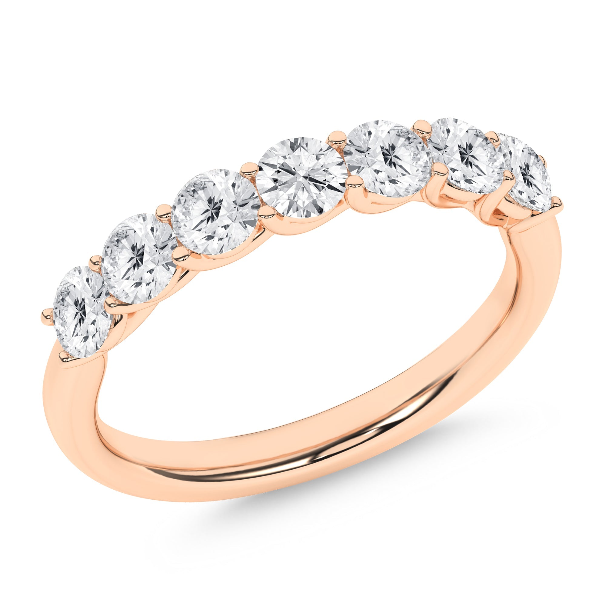 7 - Stone Band (Round) - Oz's Jewelers by The Hickory Jewelry Company