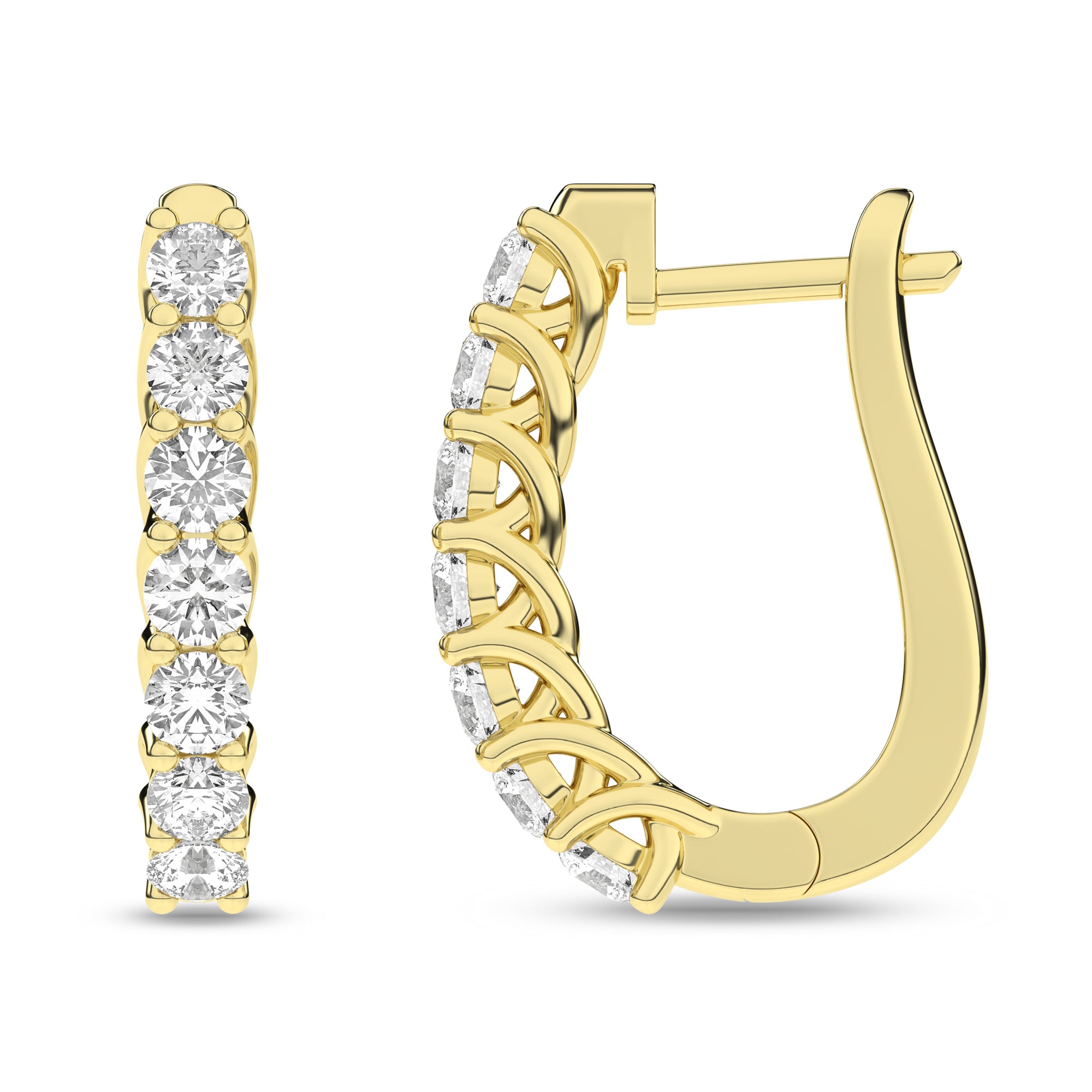 Hoop Earrings (Oval Shaped)