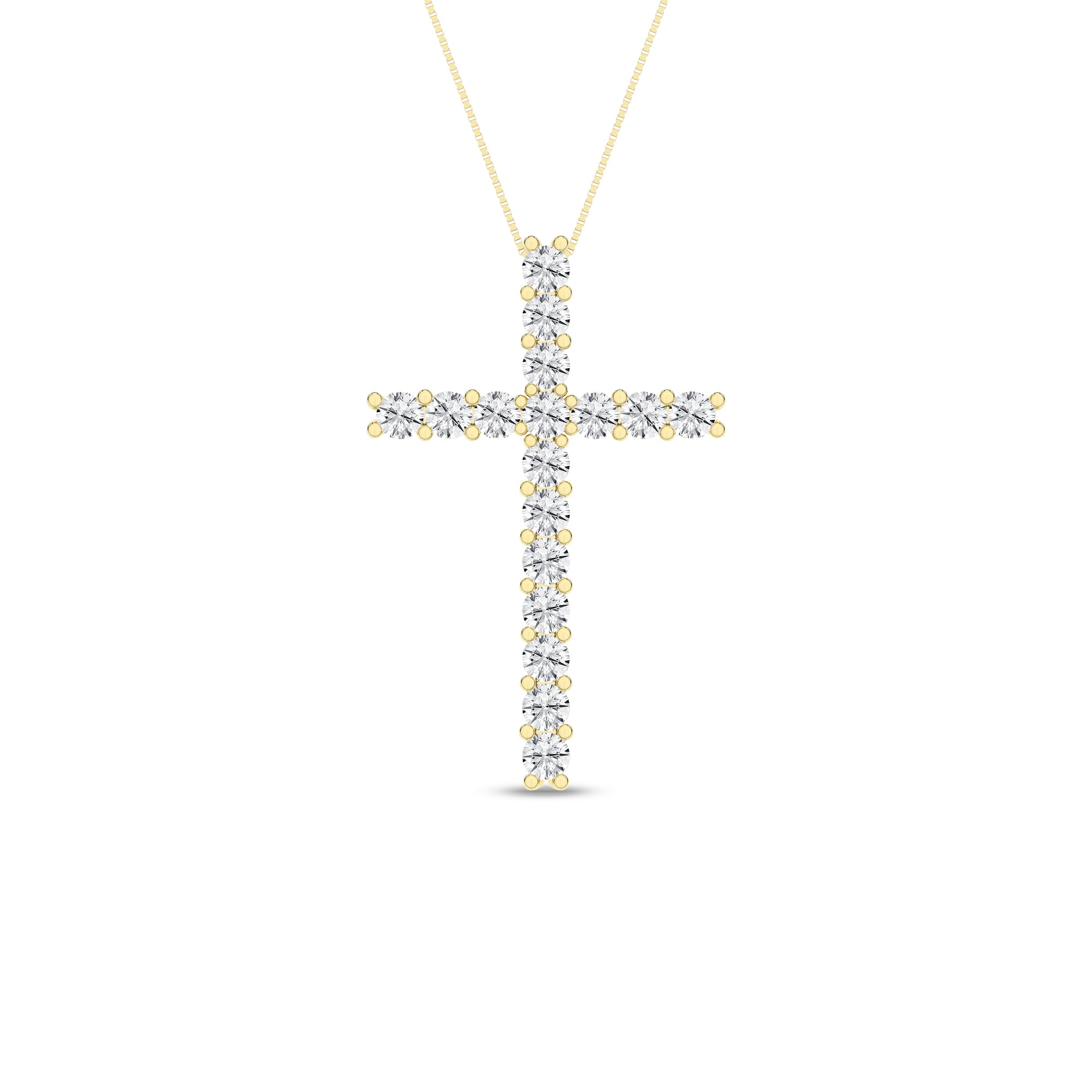 Cross Pendant (Round)