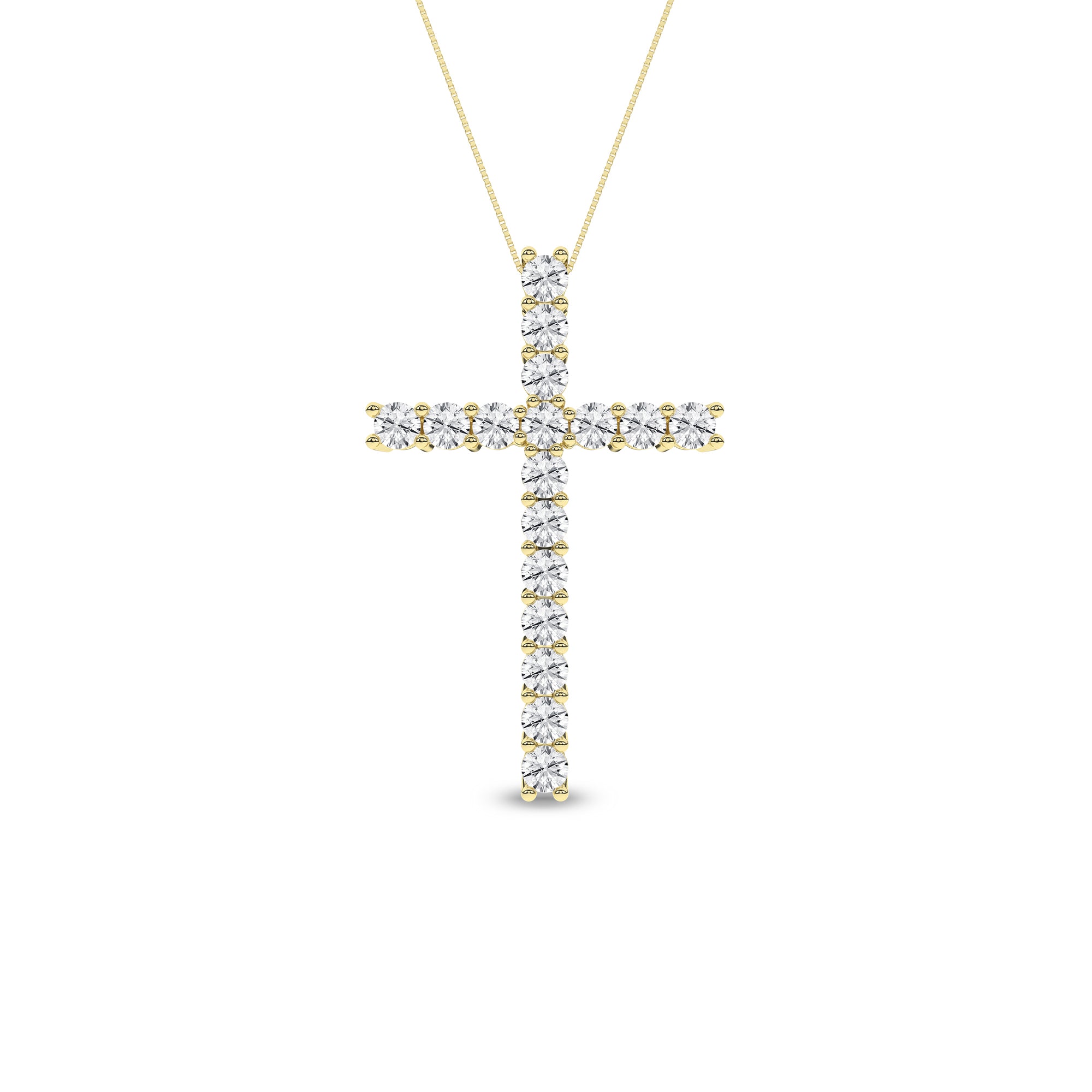 Cross Pendant (Round)