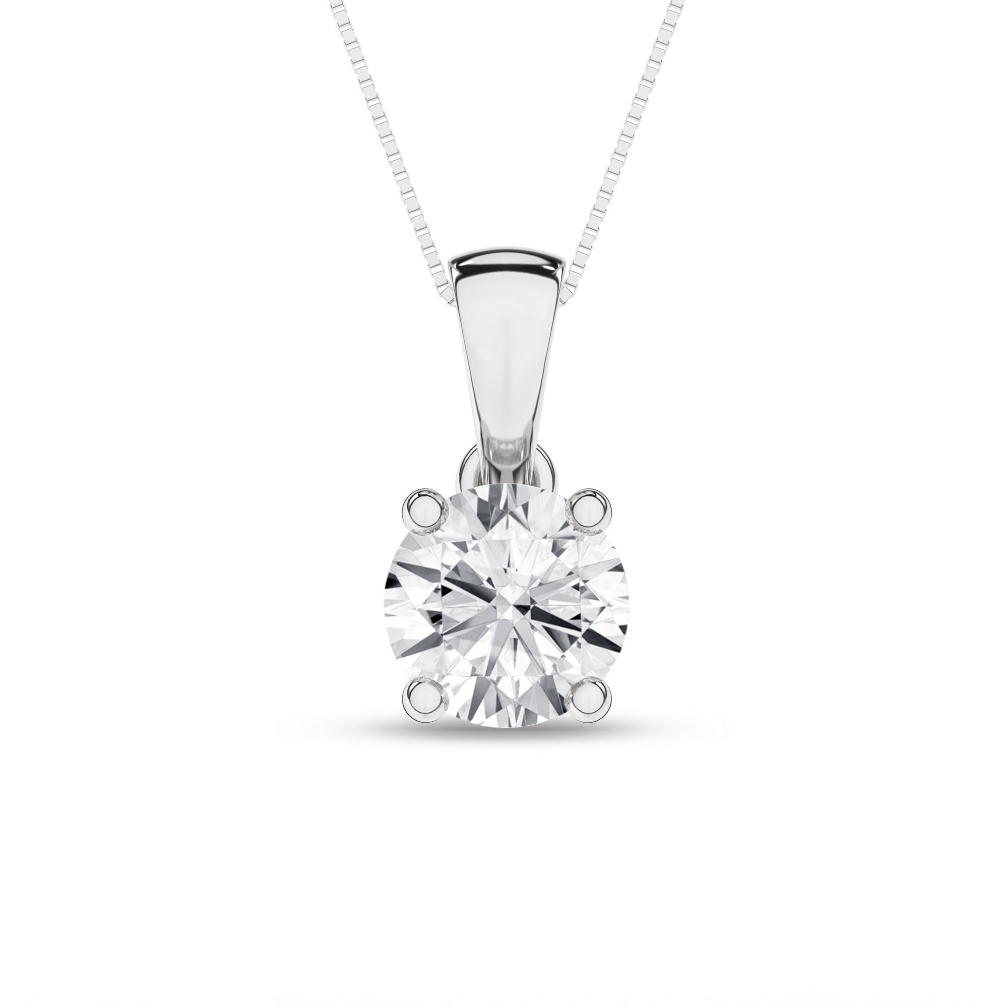 Solitaire Pendant (Round)