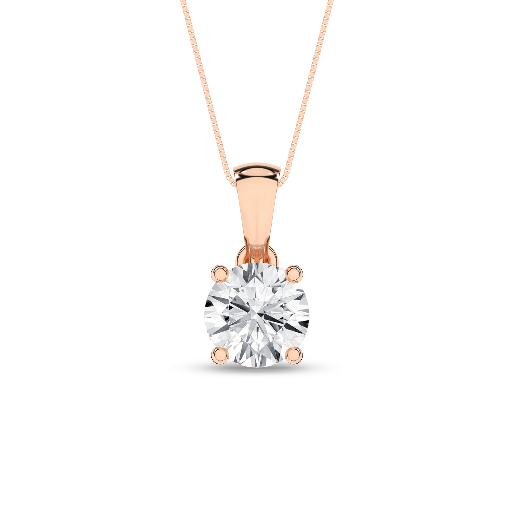 Solitaire Pendant (Round)