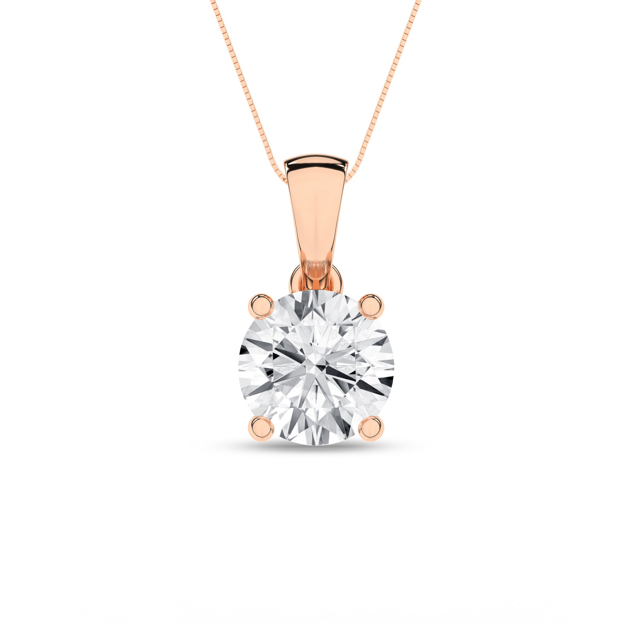 Solitaire Pendant (Round)