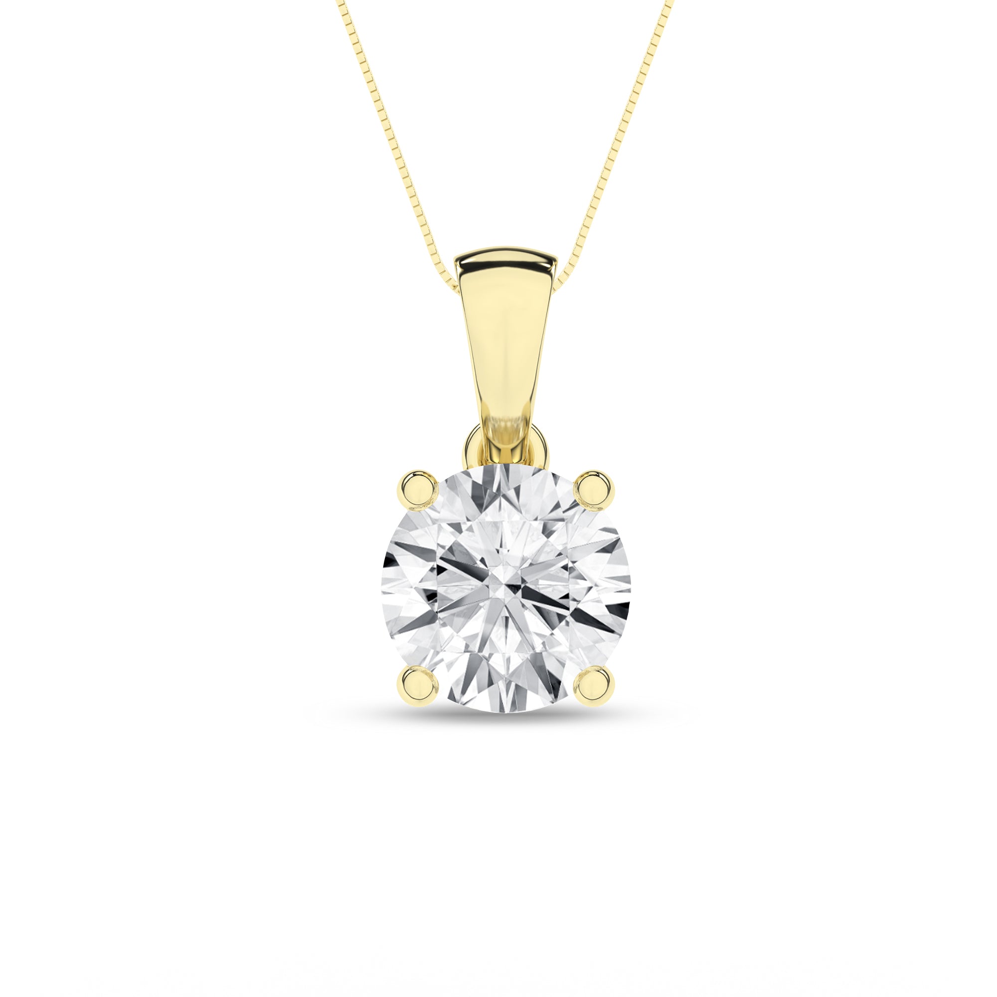 Solitaire Pendant (Round)